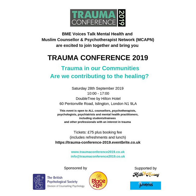 Trauma Conference 2019: Trauma in our communities - Are we contributing to the healing?
