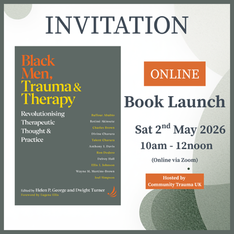 Online Book Launch: Black Men, Trauma & Therapy